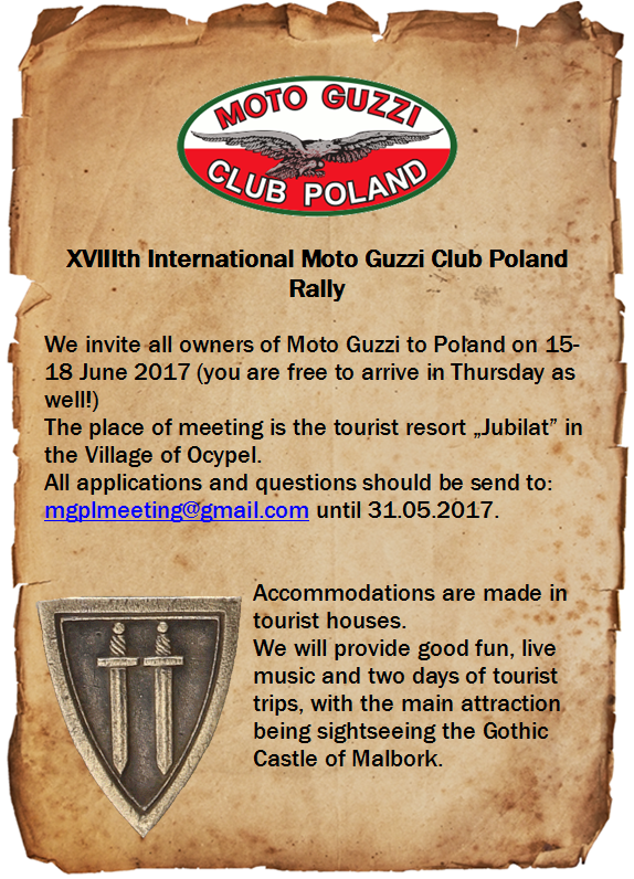 XVIIIth International Moto Guzzi Club Poland Rally